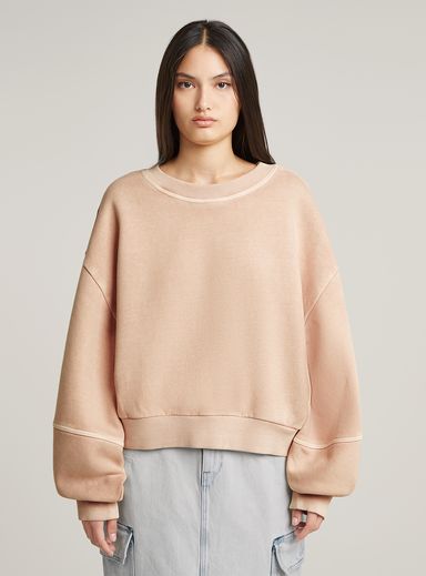 Sudadera Overdyed Big Sleeve